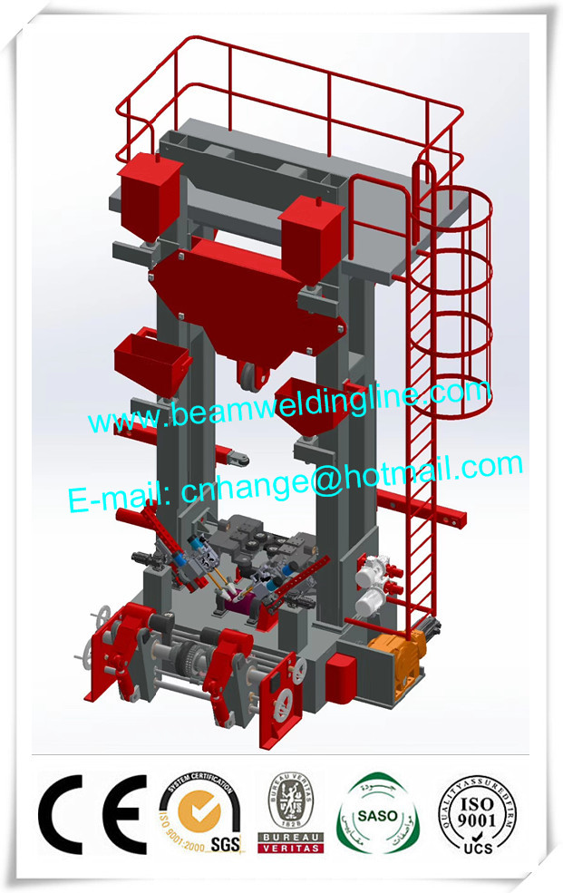 Automatische h-Strahln-Schweißens-Linie für Stahlbau-Gebäude, PEB-Schweißgerät 0