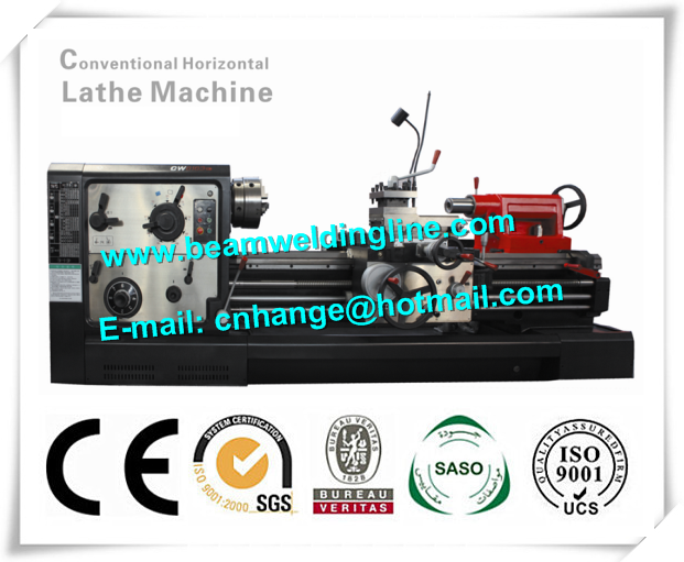 Hochgeschwindigkeitsrohr CNC-Plasmaschneiden-Maschine für Rohr, horizontale Drehbank-Maschine Cnc 0